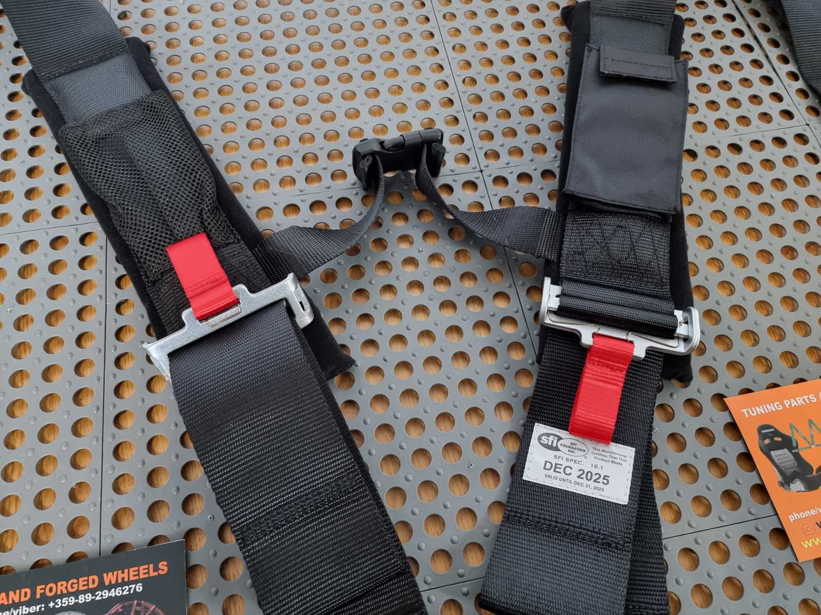 SFI seats safety belts 4 5 point (in stock) - Image 3
