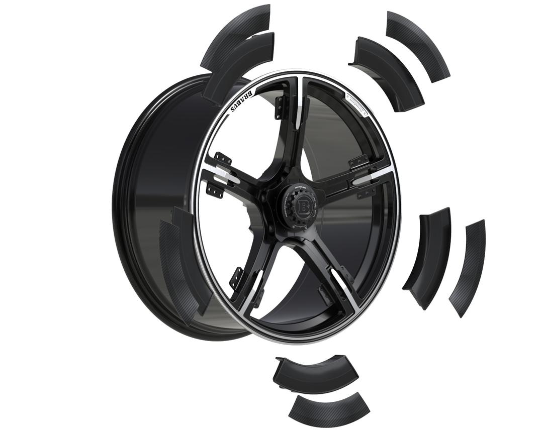 Brabus Porsche Rocket 900 design forged wheels - Image 14