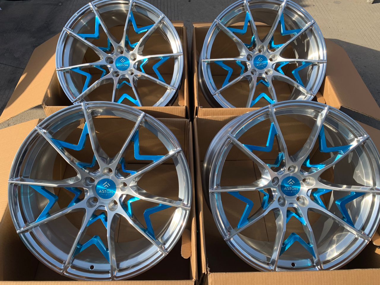 ASTON forged AFH wheels 20" 5x114.3 set for Tesla Toyota Nissan Honda (in stock)