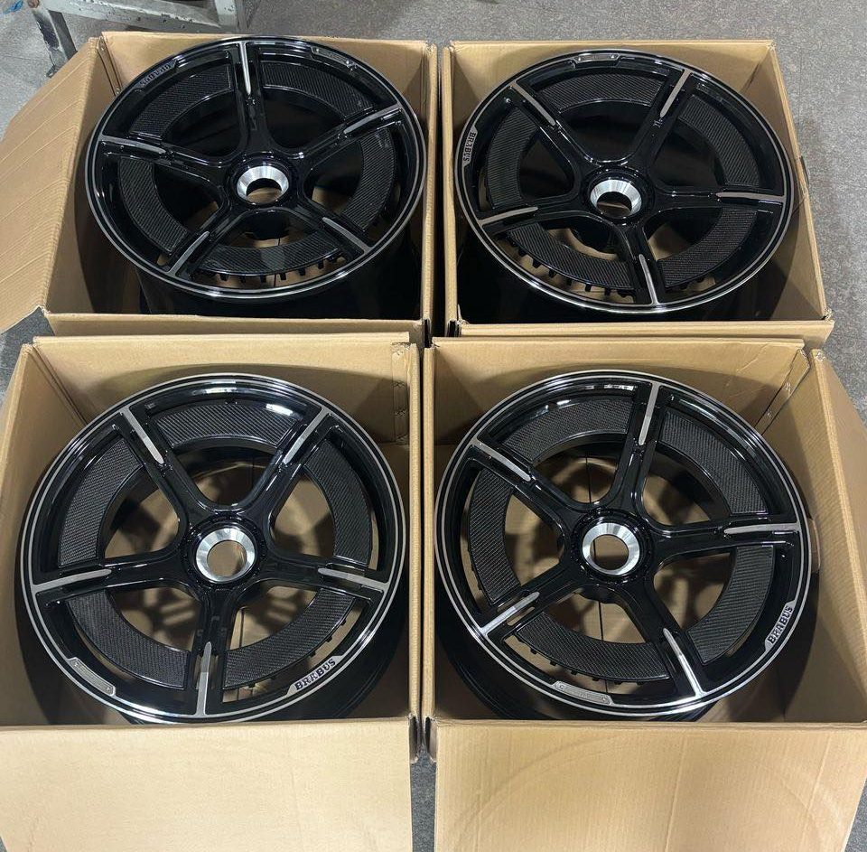 Brabus Rocket design forged wheels 20" 21" centerlock for Porsche 992 Turbo S (in stock)